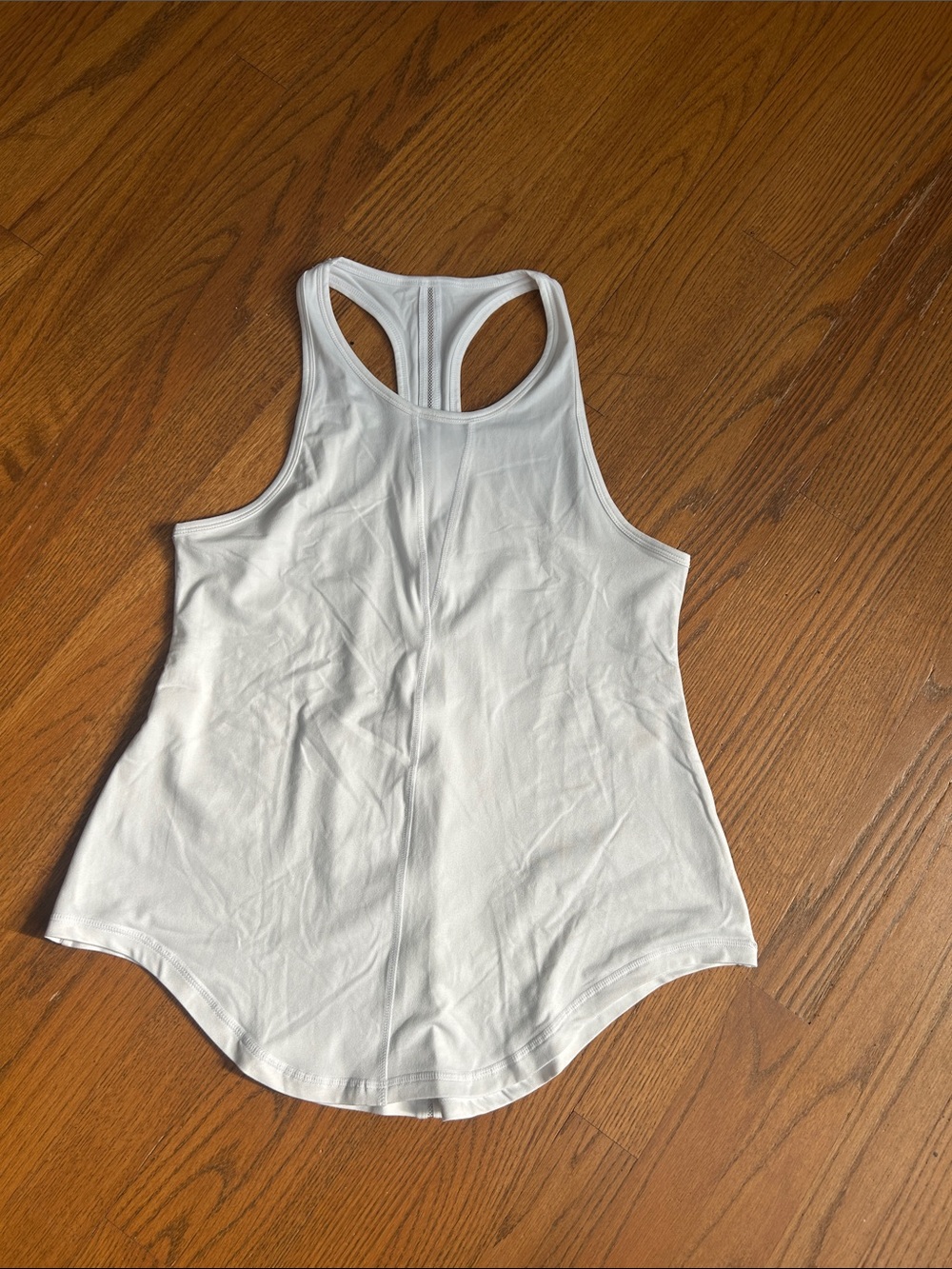 Classic White Racerback Tank - Soft Everyday Performance
